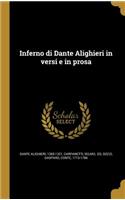 Inferno di Dante Alighieri in versi e in prosa