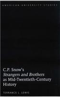 C.P. Snow's «Strangers and Brothers» as Mid-Twentieth-Century History