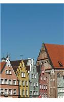 The Colorful Townhomes of Landshut, Bavaria: Blank 150 Page Lined Journal for Your Thoughts, Ideas, and Inspiration(English)