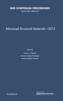 Advanced Structural Materials – 2012: Volume 1485