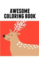 Awesome Coloring Book: The Coloring Pages, design for kids, Children, Boys, Girls and Adults(7 Happy Kids)