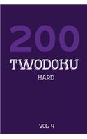 200 Twodoku Hard Vol 4