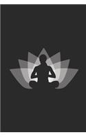 Yoga: Meditation Notebook, Dotted Bullet (6" x 9" - 120 pages) Spirituality Themed Notebook for Daily Journal, Diary, and Gift