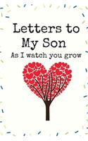 Letters to My Son As I watch you grow Love Tree Letter Writing Journal A beautiful