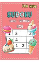 Sudoku For Kids Easy - Medium 4x4