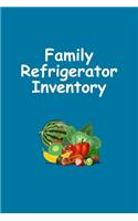 Family Refrigerator Inventory
