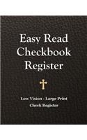 Easy Read Checkbook Register