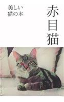 Red Eye Cat Notebook for Journaling 120 Page Lined Journal with Japanese Characters on the Cover with Beautiful Red Eyed Cat