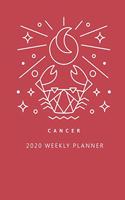 Cancer 2020 Weekly Planner (Red)
