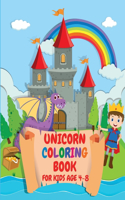 Unicorn Coloring Book for kids Age 4-8