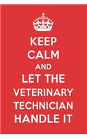 Keep Calm and Let the Veterinary Technician Handle It: The Veterinary Technician Designer Notebook