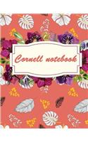 Cornell notebook: Note Taking Notebook, For Students, Writers, school supplies list, Notebook 8.5" x 11"- 120 Pages