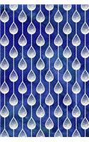 Journal Notebook Teardrops Pattern 12