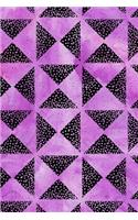 Journal Notebook Triangles With Dots Pattern 9