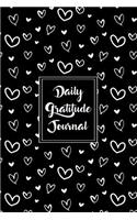 Gratitude Journal Scribbly Hearts Pattern 2: Daily Gratitude Journal, 100 Plus Graph Bullet Style Pages With Two Per Page, Start Each Day With A Grateful Heart.