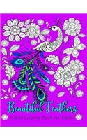 Beautiful Feathers A Bird Coloring Book for Adults