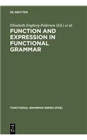 Function and Expression in Functional Grammar: (16 Functional Grammar Series [FGS])
