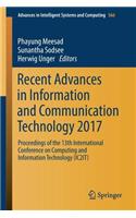 Recent Advances in Information and Communication Technology 2017