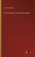 Vermächtnis von Anselm Feuerbach