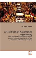 Text Book of Automobile Engineering