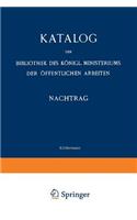 Katalog: Nachtrag (1907-13)