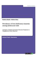 Prevalence of Iron Deficiency Anaemia among Adolescent Girls: And Impact of Health and Nutrition Education Programme in Changing their Dietary Behaviour