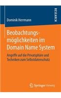 Beobachtungsmöglichkeiten im Domain Name System