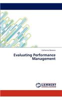 Evaluating Performance Management