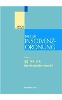 §§ 148-155; Insolvenzsteuerrecht