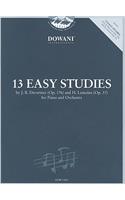 13 Easy Studies by J. B. Duvernoy (Op. 176) and H. Lemoine (Op. 37) for Piano and Orchestra
