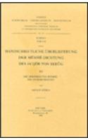 Handschriftliche Überlieferung der Memre-Dichtung des Ja'qob von Serug. III: (60 Corpus Scriptorum Christianorum Orientalium, Subsidia)