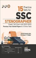 15 Practice Sets for SSC Stenographer Grade C & D Exam with 2021 - 2022 Previous Year Solved Papers & 3 Online Tests 4th Edition