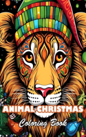 Animal Christmas Coloring Book