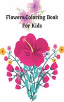 Flower Coloring Book For Kids
