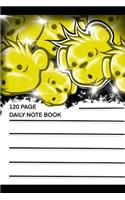 120 Page Daily Note Book