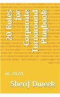 20 Rules for Corporate Turnaround Playbook