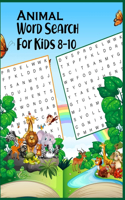 Animal Word Search For Kids 8-10