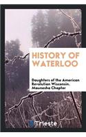 History of Waterloo