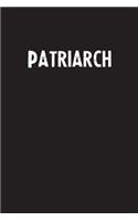 Patriarch: Simple Blank Lined Notebook Journal