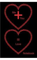 Notebook Me + You = Love