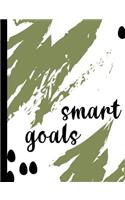 Smart Goals: Graph Paper Composition Notebook with 1/2-inch Grids