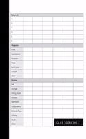 Clue Scoresheet: Classic Score Record Sheet or Scoring Players Game Level Keeper Book Helps You Solve Your Favorite Detective Mystery Games
