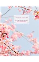 College Ruled Notebook: Botanical Cherry Tree 110 Page College Ruled Notebook for School