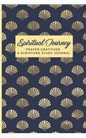 Spiritual Journey Prayer Gratitude & Scripture Study Journal: Worship Sermon Reflection Pocket Notebook For Women Ladies Teens, Personal Growth Logbook; Praise and Thanks; Christian Notes For Daily Praying