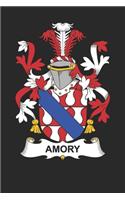 Amory: Amory Coat of Arms and Family Crest Notebook Journal (6 x 9 - 100 pages)