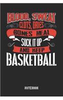 Blood clots sweat dries bones heal. Suck it up and keep Basketball