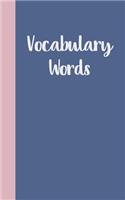 Vocabulary Words