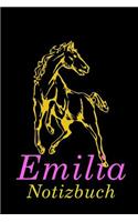 Pferd Emilia Notizbuch