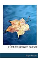 L' Tat Des Finances de 1523