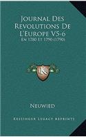 Journal Des Revolutions De L'Europe V5-6